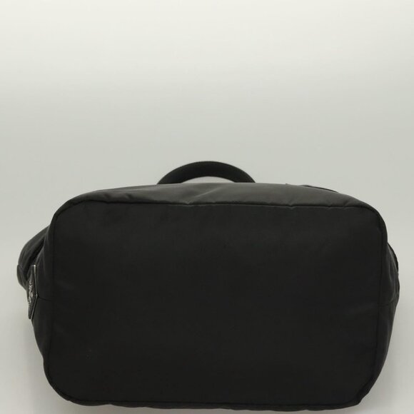 PRADA Hand Bag Nylon Black Silver Auth - Picture 11 of 16